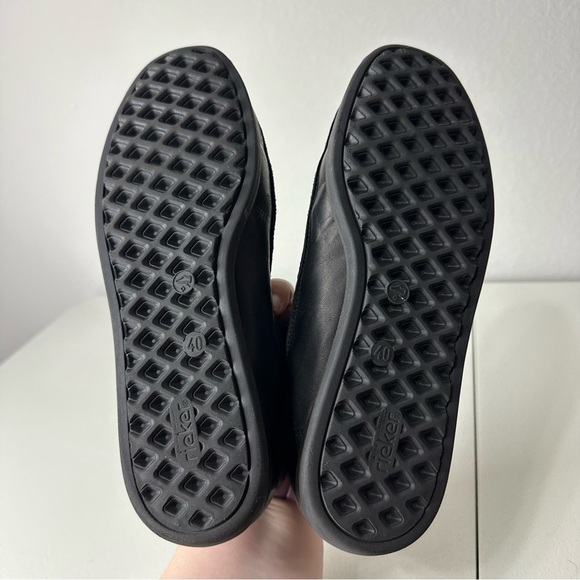 Rieker Gray Black Daphne Sherpa Wool Lined Ankle Booties Size 40 - Picture 5 of 8